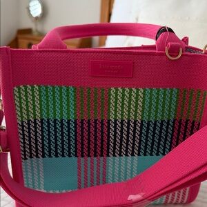 Kate Spade Vibrant Pink and Blue Crossbody Bag